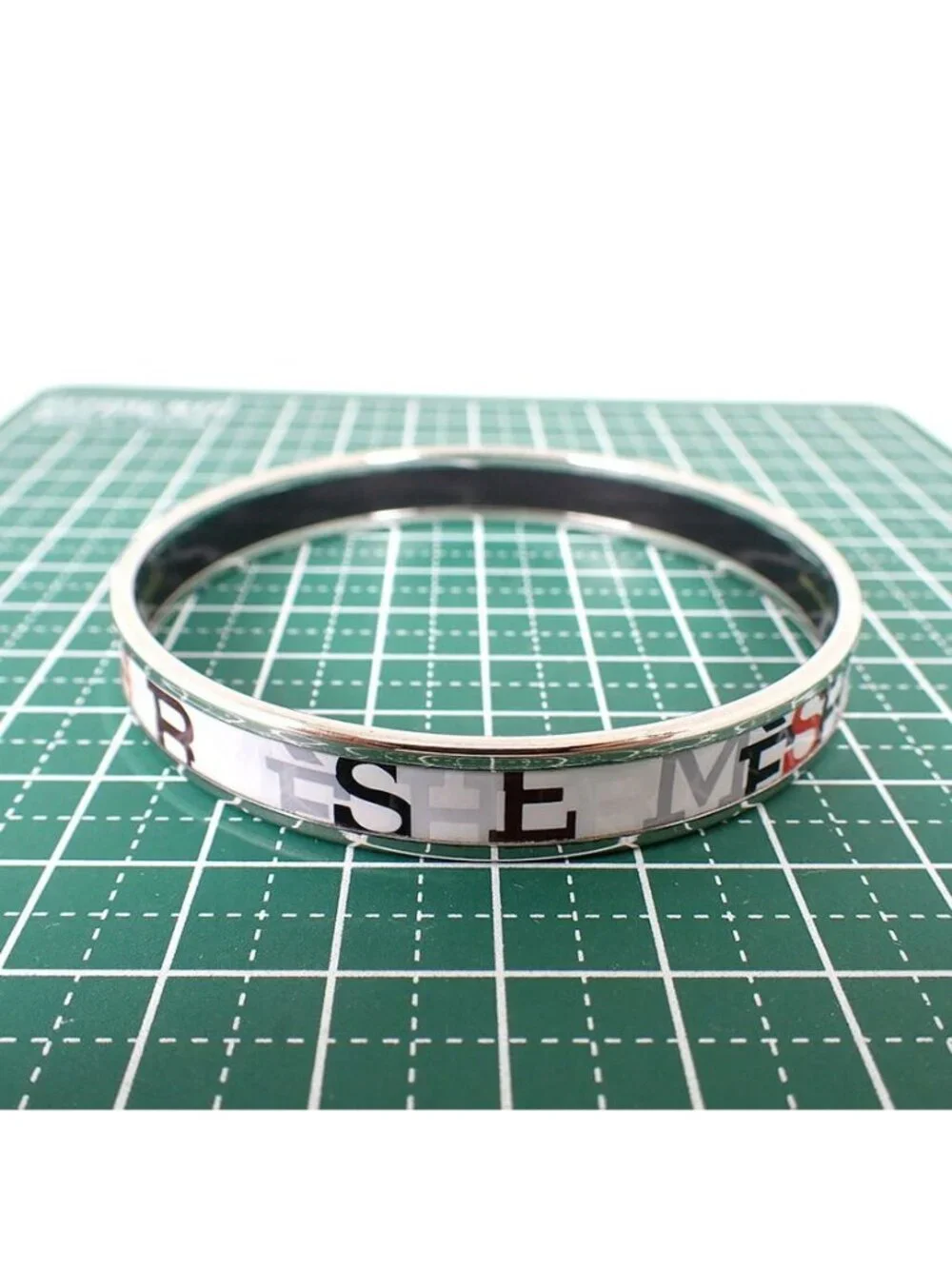 Hermes Enamel Bangle Bracelet